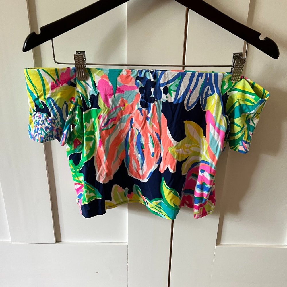Matching lily pulitzer skirt/crop top set